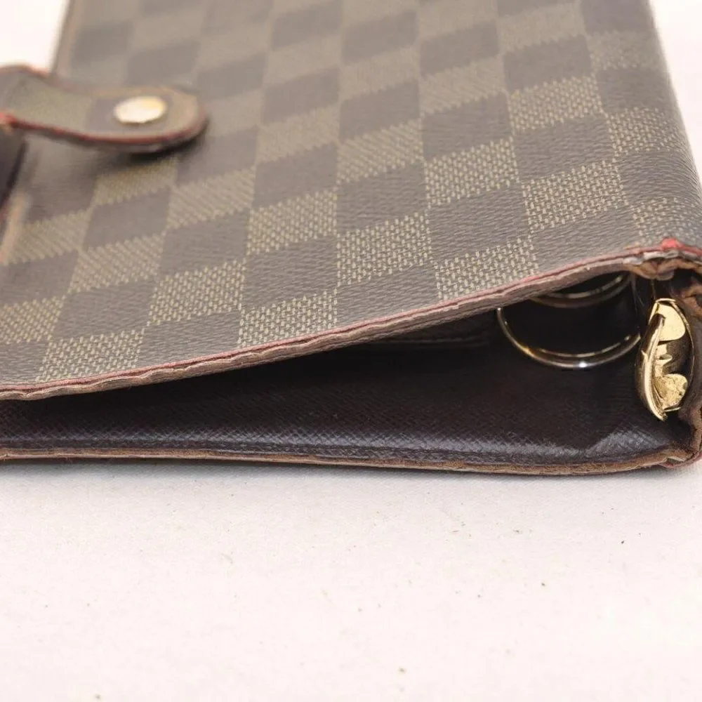 LOUIS VUITTON Damier Ebene Medium Ring Agenda MM - Picture 7 of 12